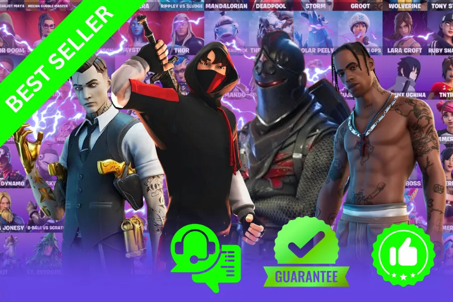  🟢[PC/XBOX] 98 skins  🟢Travis Scott  🟢 Gold Brutus  🟢 Gold Midas  🟢 Sub Commander  🟢 OG STW